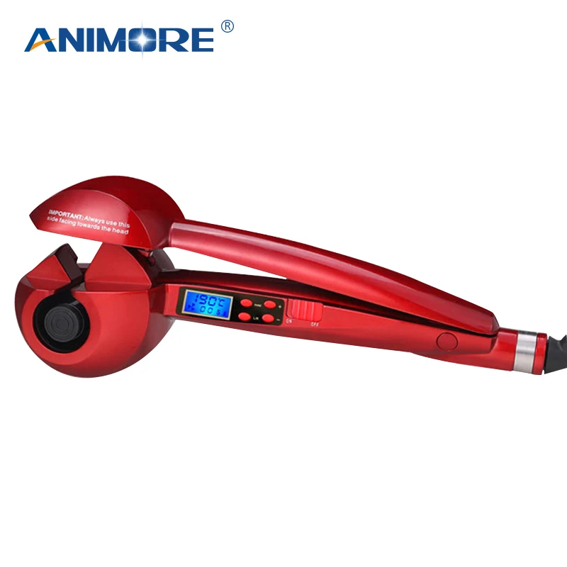 

ANIMORE LCD Screen Automatic Curling Iron Heating Hair Care Styling Tools Ceramic Wave Hair Curl Magic Hair Curler CI-01B