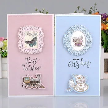 

24pc/lot Universal 3D message business card / wish birthday card/greeting festival paper cards with envelope