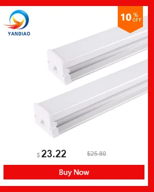 YANDIAO светодиодные трубки T8 Light 120 см 85 V-265 V Светодиодный LED флуоресцентные T8 трубки лампы холодный белый свет Lampara ампулы ПВХ Пластик