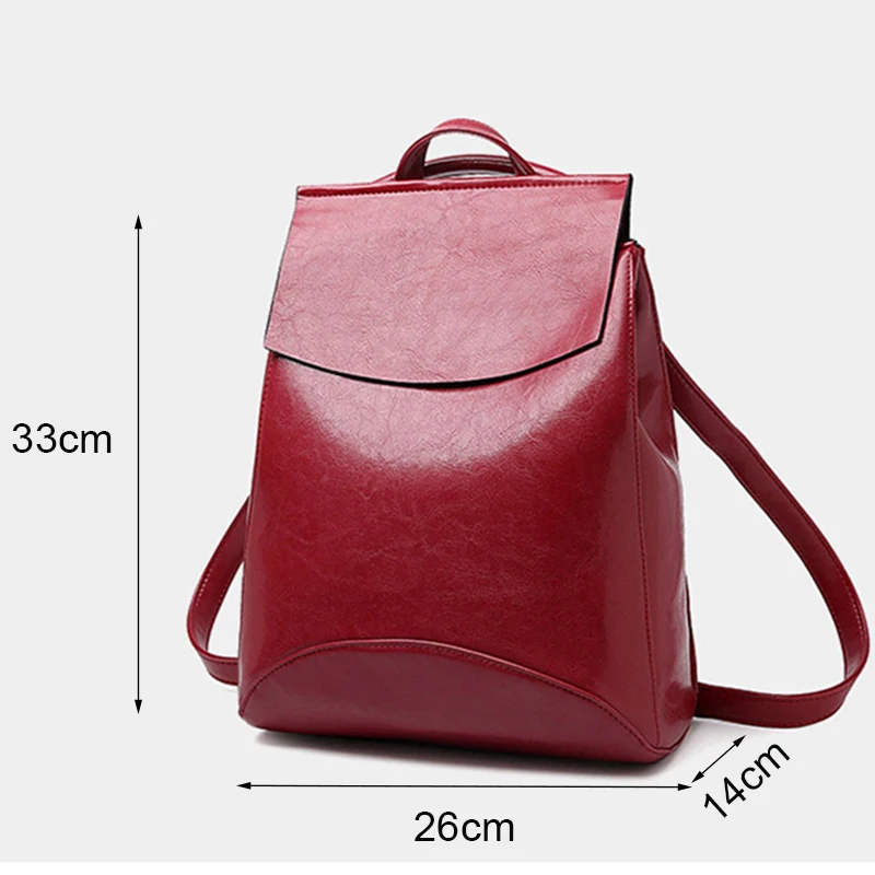 Backpack Vintage Laptop Bookbag for Women Men, Brown Faux Leather Backpack Purse College School Bookbag Weekend Travel Daypack