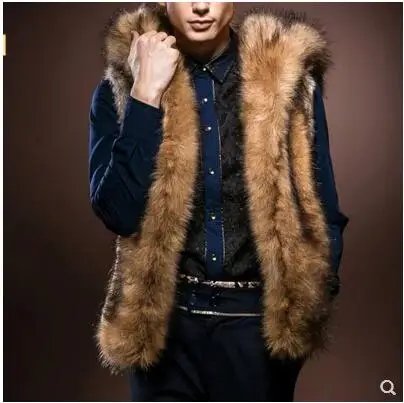 #^Special Price M-XXL! Большие размеры, зимние мужские пальто 2018, мужская одежда с искусственным мехом, с капюшоном, плюшевый жилет, пальто на зиму #^Special Price M-XXL! Большие размеры, зимние мужские пальто 2018, мужская одежда с искусственным мехом, с капюшоном, плюшевый жилет, пальто на зиму