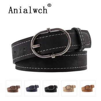 

105x2.8cm Vintage womens leather belts designer brand belts luxury blue scrub Wide woman belt waistband female ceinture N270