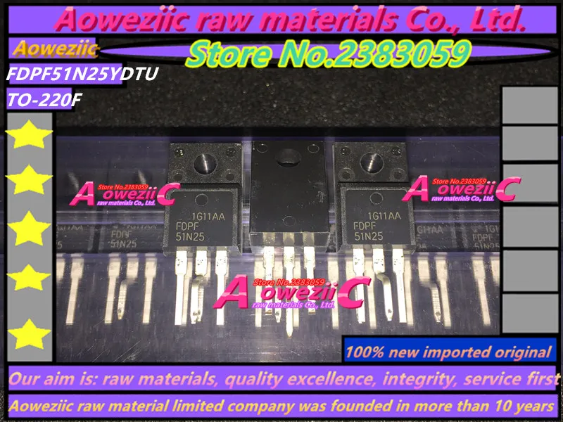 Aoweziic+ новая импортная оригинальная FDPF51N25 FDPF51N25YDTU TO-200F трубка с полевым эффектом MOSFET 51A 250 V
