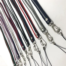 Радужный ремешок для мобильного телефона ремешок для камеры ключи ID карточный ремешок для шеи ремни USB бейдж держатель DIY веревка для подвешивания черный серый розовый 10 цветов