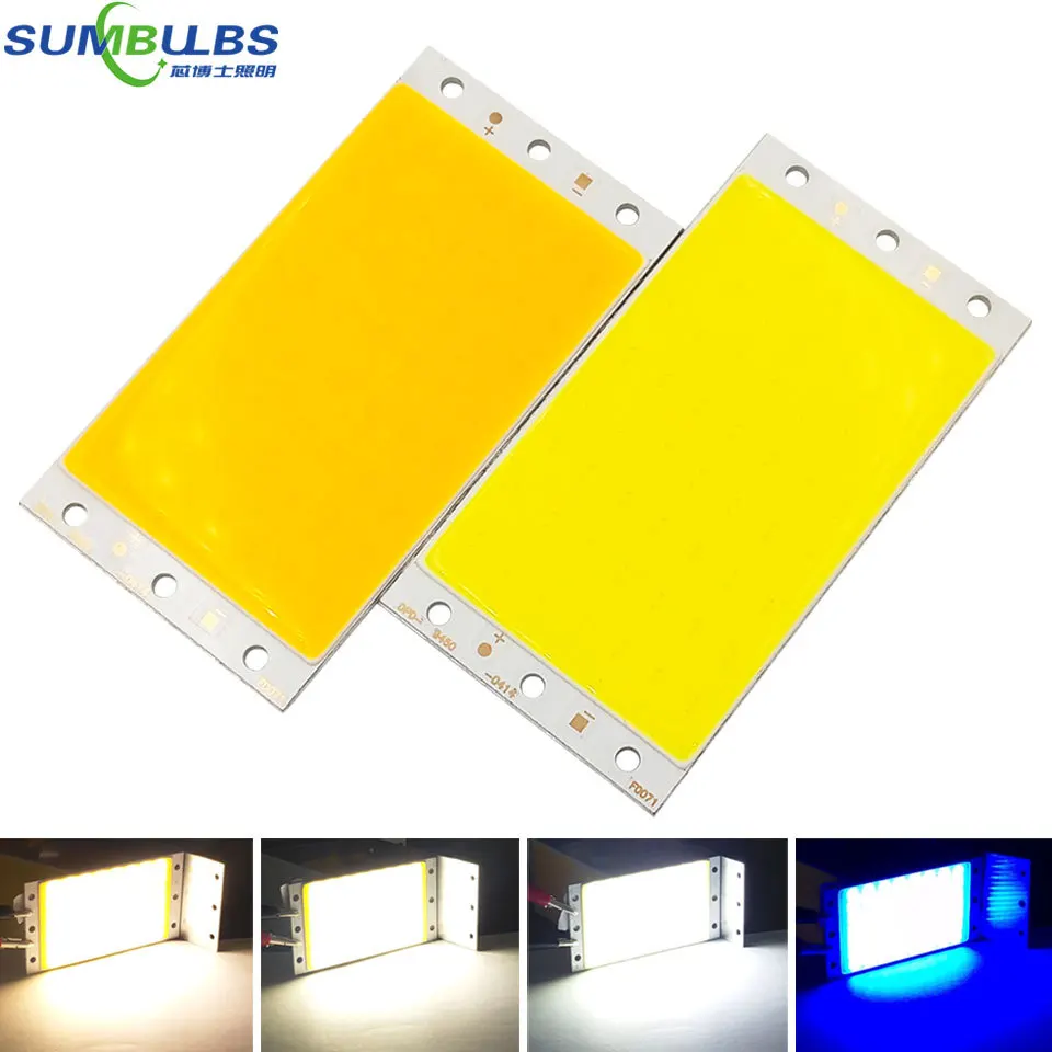 [SUMBULBS] COB LED Light 5W 10W 20W 30W 50W 200W DC Bulb Chip On Board Colorful Strip Modules for DIY Car House Lighting|chip on board|led bulbcolor