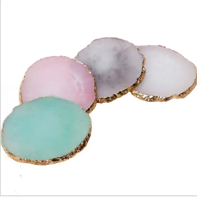 JINSERTA Resin Serving Tray Jewelry Display Plate Necklace Ring Earrings Cosmetic Organizer Home Desktop Sundries Decor