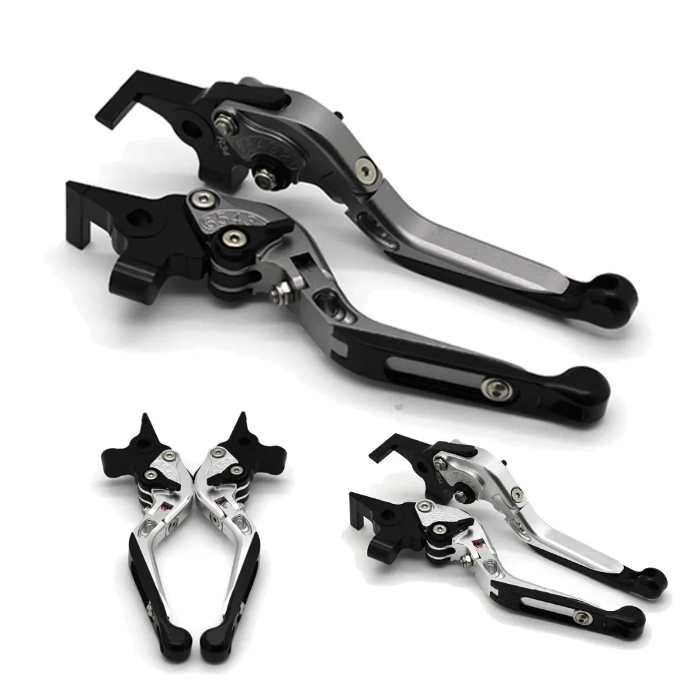 

with logo Motorcycle Frame Ornamental Foldable Brake Handle Extendable Clutch Lever For DUCATI 796 MONSTER 696 MONSTER