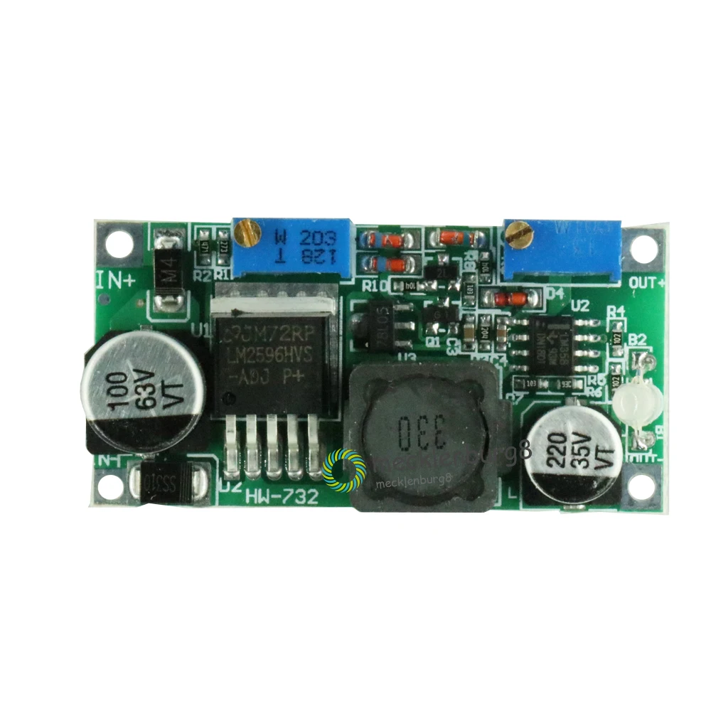 DC-DC LM2596 HVS LM2596HVS 60 в 3A DC Бак/напряжение CC CV понижающий светодиодный высокочастотный модуль индикатора преобразования