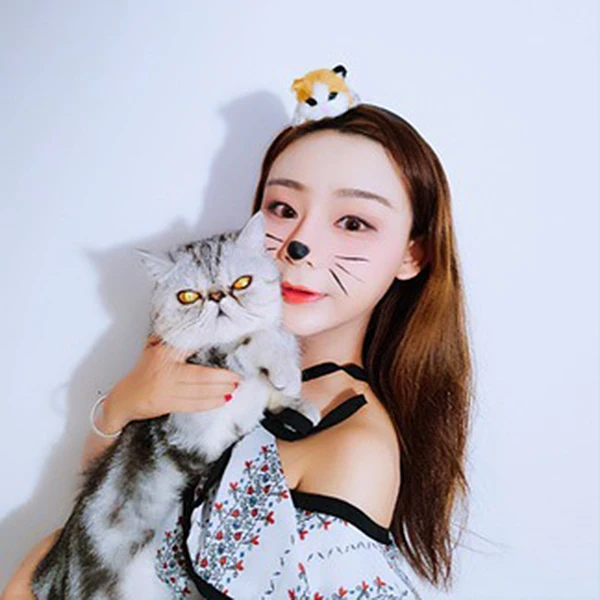 Dropshipping moda coreano feminino cabelo hoop simulado