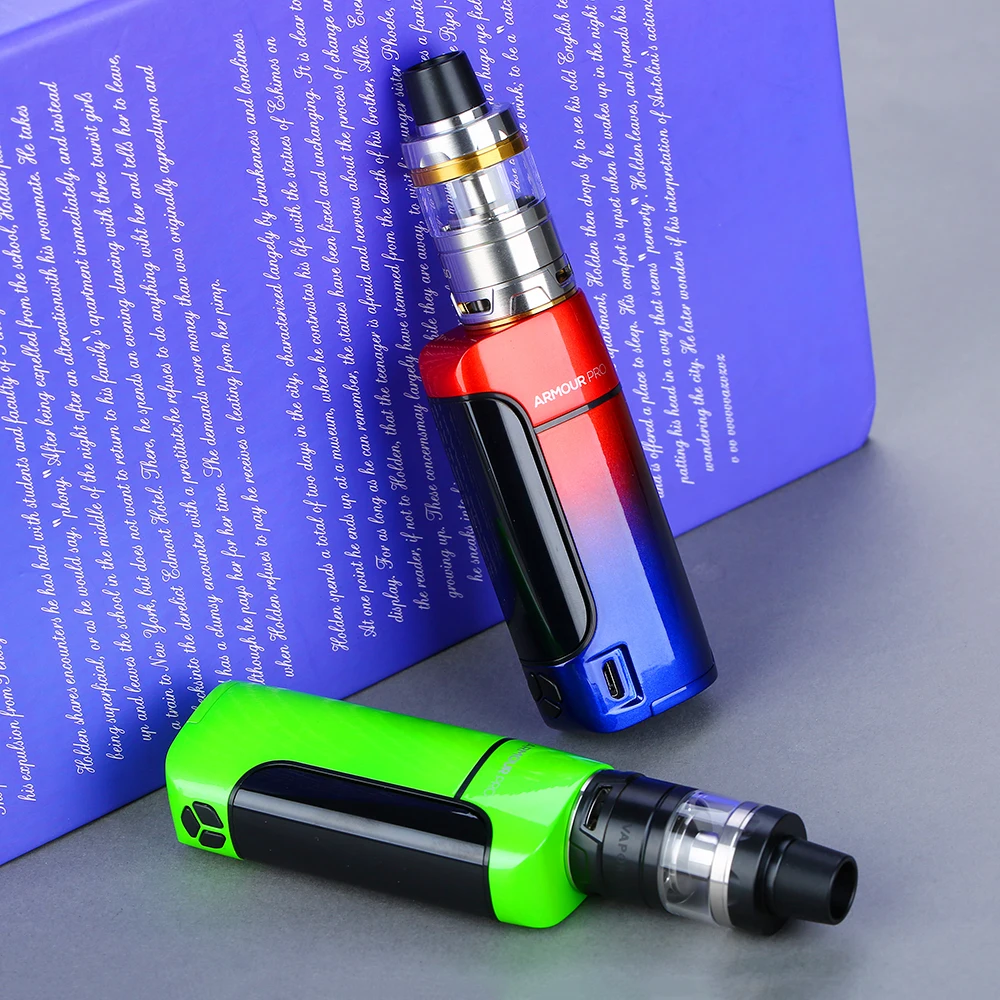 Kit Original Vaporesso armadura Pro 100 W TC con 5 ml/2 ml tanque de bebé en cascada y 0,96 pulgadas pantalla colorida e-cig Vape Kit sin batería - 4