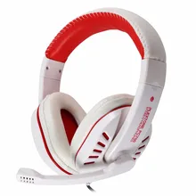 3.5mm Wired Gaming Headset Stereo Bass Headphones Over-ear Casque Audio Noise Canceling Auriculares with Microphone for PC Game