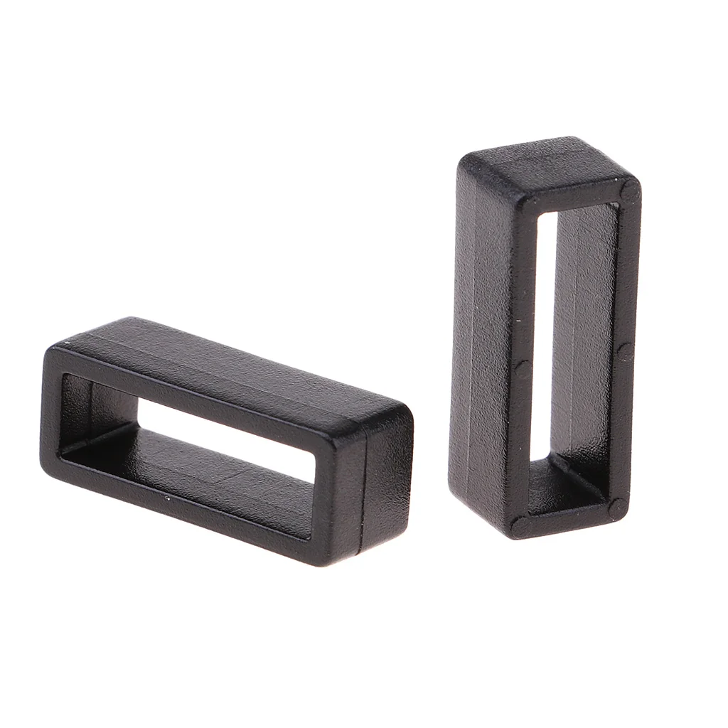 Keeper Belt Loop 50pcs Plastic Keeper Belt Loop Square Loop Buckle Dog Collar Harness Backpack 15/20/25/32mm 