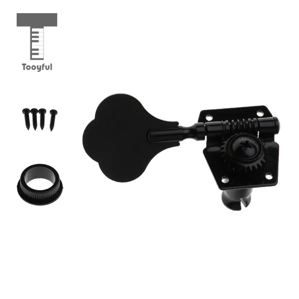 Tooyful String ButtonTuning Pegs Left Side Tuners for 4 Strings Electric Bass Guitar
