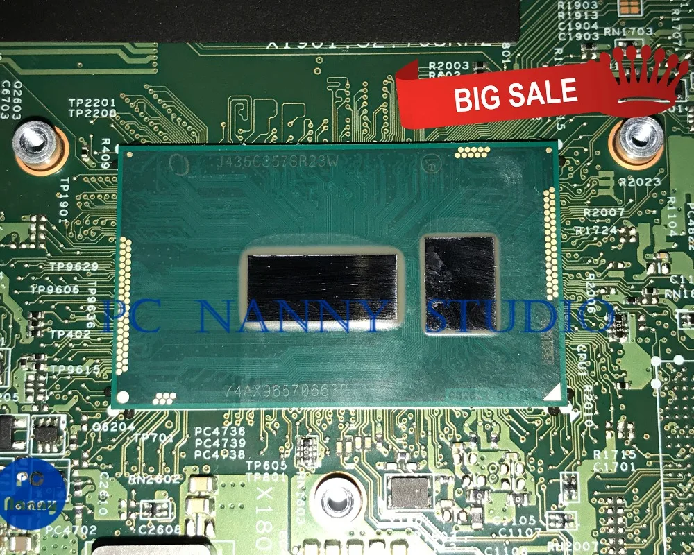 buy  PCNANNY 059YYX 59YYX for DELL Inspiron 17 7746 Laptop motherboard I7-5500U DDR3L 14202-1 tested