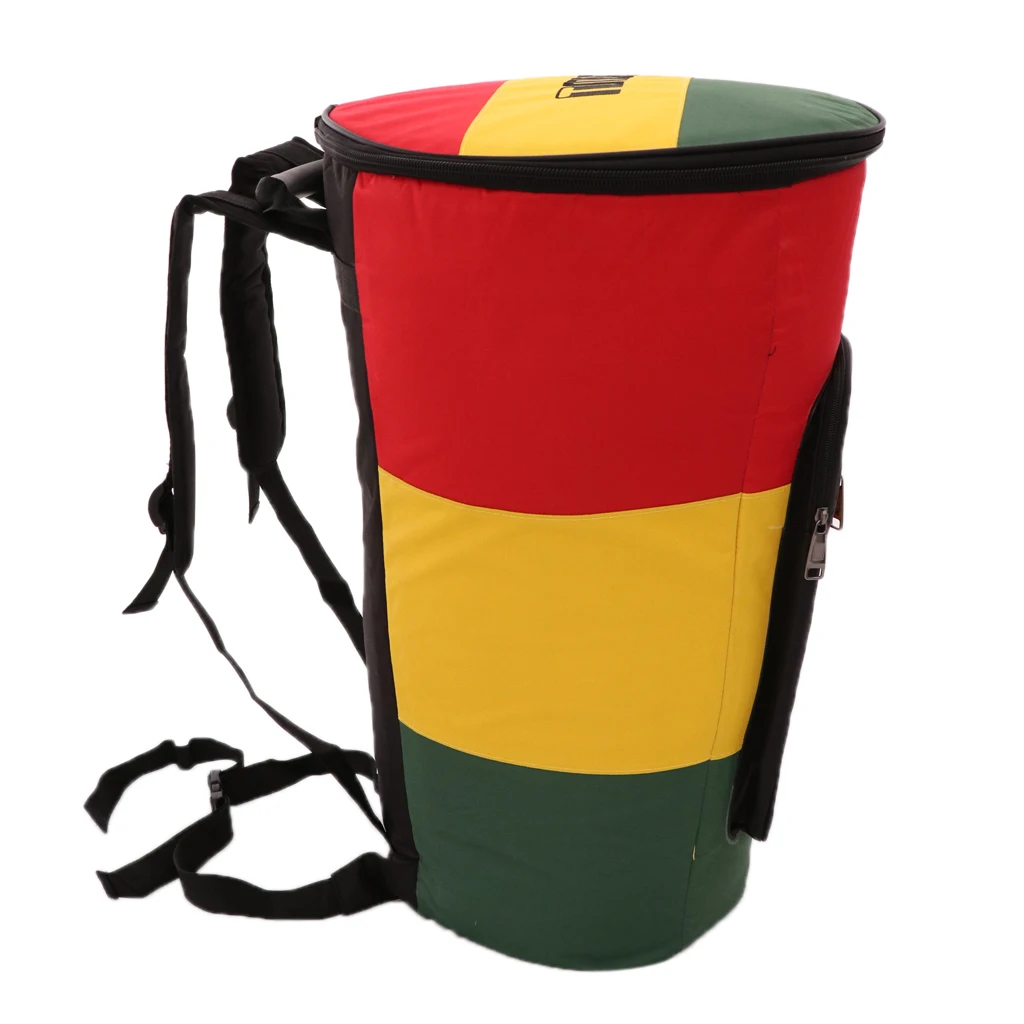 Cloth Portable Fashionable Waterproof 10/12 Inch Djembe African Drum Gig Bag Hand Carry Bag Case Backpack Percussion Djembe Part