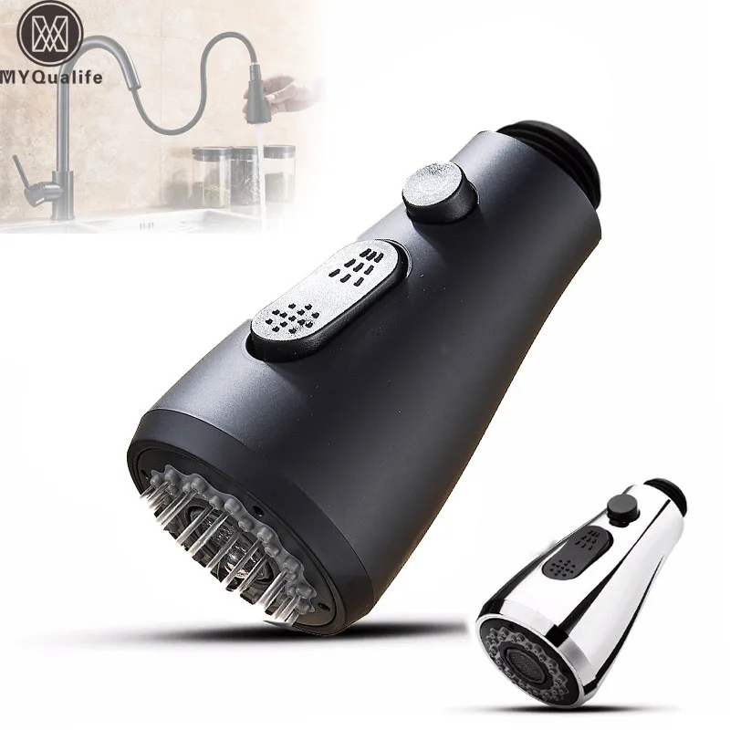 

Free Shipping Spare Kitchen Faucet Sprayer Head Nozzle Kitchen sink with 2 Spray patterns with Shut Off Knob Kitchen Spout