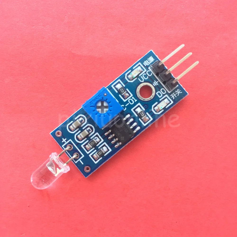 J484Y Photosensitive Diode Sensor Module 3-wire interface DIY Circuit Making Free Shipping Russia focusable 648nm 650nm 100mw red laser dot module diode w holder ac adapter