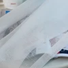 Fuax Linen White Tulle Curtains for Kids Bedroom Soft Cross Pattern Voile Curtains for Living Room Treatment Voile Tulle 4