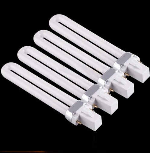 

Group 4 PC x 9 w UV lamp tube For 9W 36 w UV nail curing lamp melter 365 sea miles dryer white High Quality Tube
