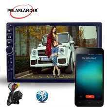 Multi-language Car Radio MP5 MP4 Lettore Bluetooth HD Dello Schermo di Tocco Stereo Audio/Video/USB di TF Auxina FM Specchio Link Per Andriod