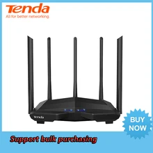Tenda AC11 гигабитный двухдиапазонный AC1200 Беспроводной фрезерный станок с 5 * 6dBi с высоким коэффициентом усиления антенны широким охватом, легкая установка, приложение Управление