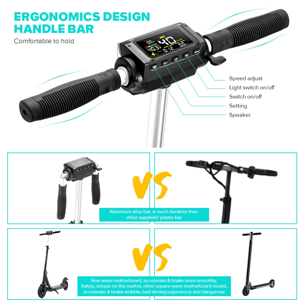  iScooter Electric Scooter Smart E Scooter Skateboard Mini Foldable Hoverboard Patinete Electrico Ad