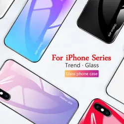 Роскошные градиентные цветные чехлы для телефонов IPhone XR XS MAX, противоударный чехол для задней панели iPhone XR XS, максимальный чехол