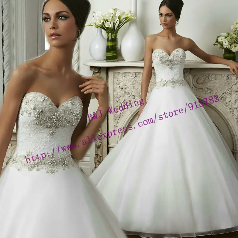 Vestidos De Novia 2015 Sexy Fashionable Off Shoulder A Line Crystal Pearls Backless Wedding Dress Custom Made Bridal Gown | Свадьбы и