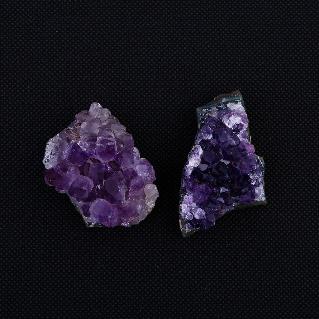 Натуральный Необработанный Аметист гроздь кристаллов кварца образец украшения заживляющие кристаллы драгоценные камни камень Пьер naturelle et cristaux