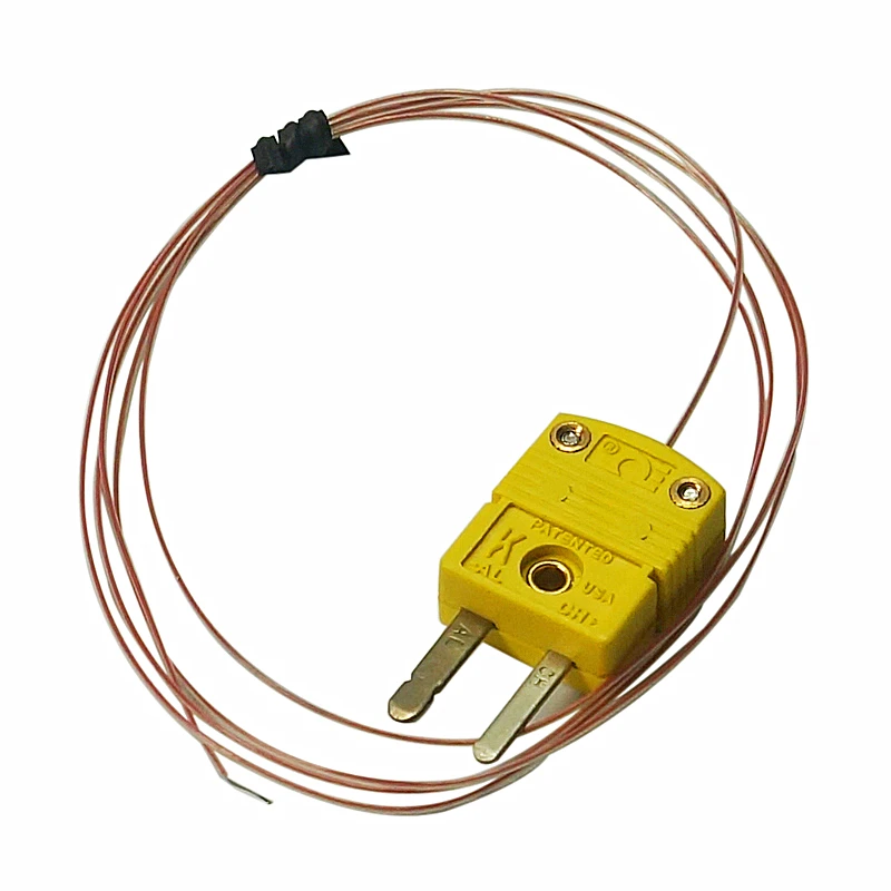 Omega K-Type Thermocouple Sensor Temperature Wire for BGA Rework Soldering Station IR8500 IR6500 IR6000 exhaust gas temp sensor 2m egt k type 1 8” npt thermocouple probe exhaust temperature sensors threads exhaust temp sensor