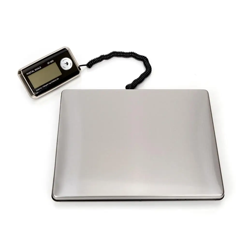  1Pcs Silver & Black SF-889 150kg/100g High Quality Digital Postal Scale Equipped With High Precisio - 33037833337