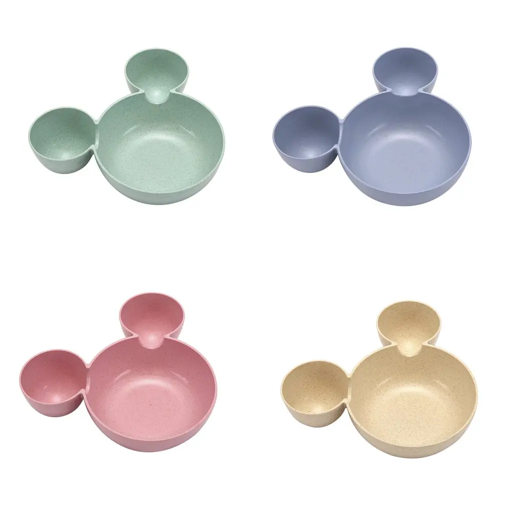 Baby food set Mickey Wheat Straw Children's Rice Bowl Eco-friendly Fruits Kids Plate baby Dishes Tableware Bowl Babies Feeding Baby food set Mickey Wheat Straw Children's Rice Bowl Eco-friendly Fruits Kids Plate baby Dishes Tableware Bowl Babies Feeding