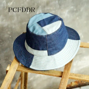 

PCFDDR Vintage Ancient Amika Japanese Tannin Stitching Cowboy Fisherman's Cap.