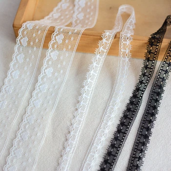 

5m polyester lace trim for Clothes Home Textiles Apparel Sewing Lace fabric DIY doll clothes decoration accessories HY258