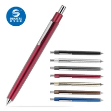 1000 шт./лот шариковая ручка на заказ из металла нажмите Action рекламных ручки отпечаток компании Логотип лазерная гравировка