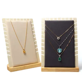 

Gift Box Hot Sale 2019 New And South Korea Contracted Solid Necklace, Necklace Display Board Hanging Bar Props Jewelry Boxes