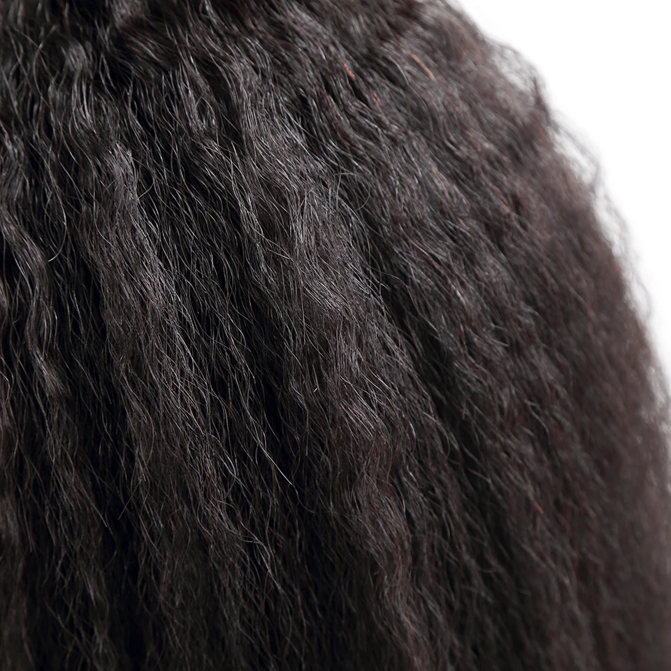 Luvin бразильские кудрявые прямые волосы натуральные кудрявые пучки волос remy волосы для наращивания плетение натуральный цвет