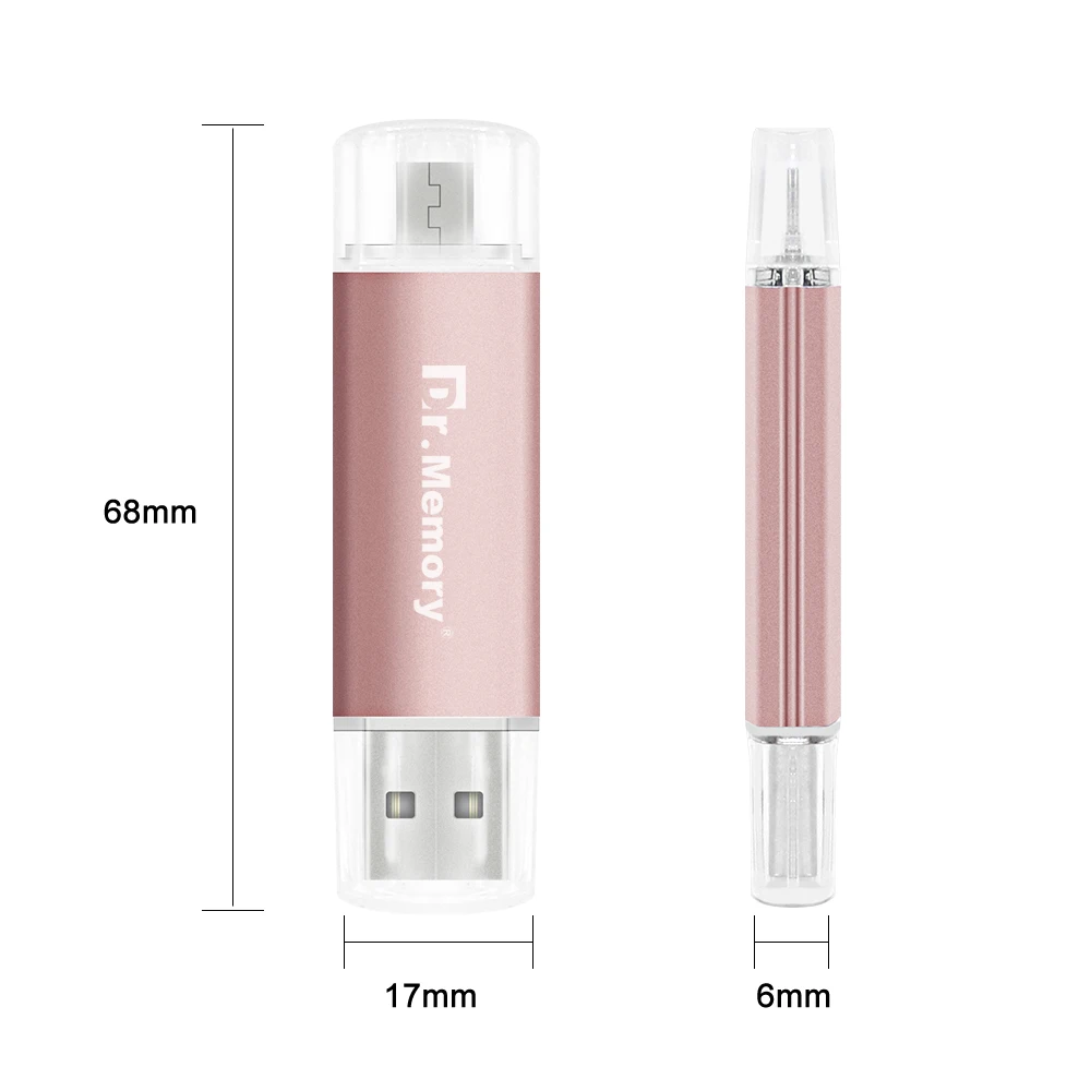 Dr.memory OTG USB Flash Drive 32GB 64GB Pen Drive 128GB Pendrive Micro USB For Samsung Huawei Android Phone Stick 4GB 8GB 16GB