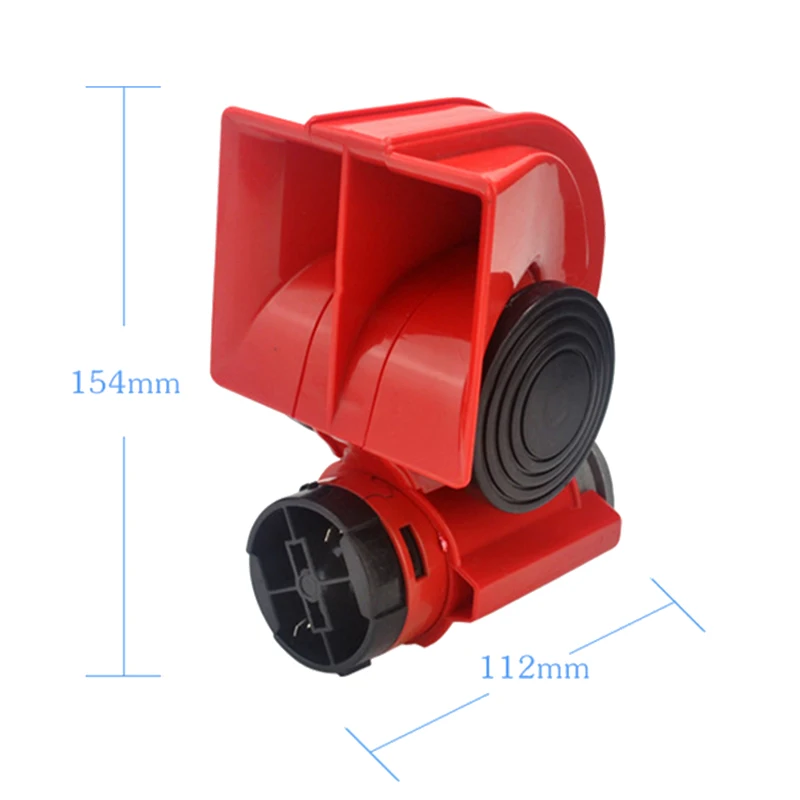 12 V 140DB пневматический клаксон Улитка рог модифицированный рычаг для автомобиля Minbus Грузовик Мотоцикл Супер