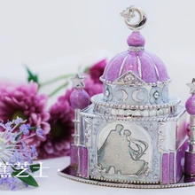 Аниме Сейлор Мун Zecter Косплей замок Шкатулка Замок принцессы для хранения ювелирных изделий Кольцо ожерелье коробка Роскошная Алмазная инкрустация