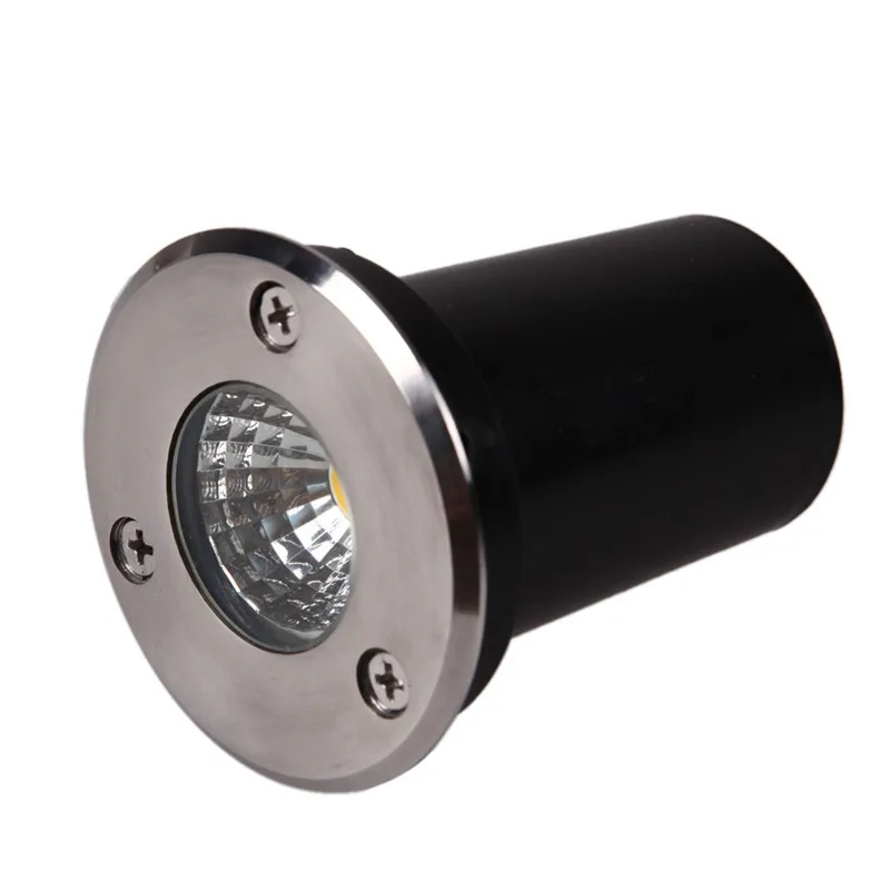 

Factory Direct Selling 85-265VAC 3W LED Cob Underground Lamps Outdoor IP68 Waterproof Buried lights CE ROHS Garden Lighting
