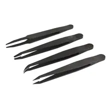 

Anti-static Plastic Tweezers Carbon Fiber Forceps Insulated High Hardness Tweezers Set For Phone Laptop Tweezers Electronic