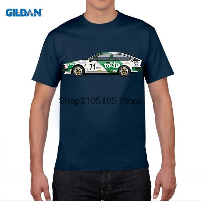Дизайнерская футболка крутые футболки для парней Romeo Alfetta Gtv 6 Car Мужская хлопковая
