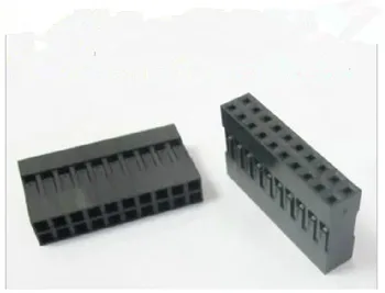 

20PCS/Lot 20 Pin 2x10 Pin 2.54mm Double Row Plastic Dupont Head Jumper Wire Cable Housing Female Pin Connector