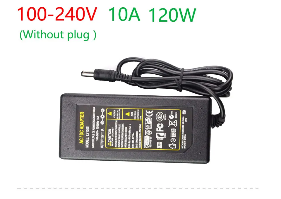 12V источник питания 1A 2A 3A 5A 6A 8A 10A 85-265V входные трансформаторы светодиодные ленты адаптер конвертер 110V 220V 240V