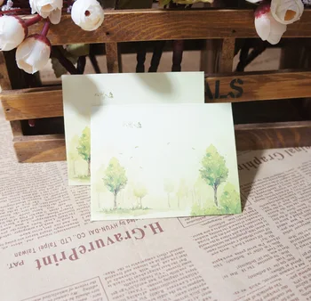 

10pcs Retro Chinese Style quality mini mini envelope small tree