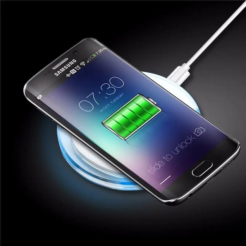 Newest Wireless Charger Inductive Mobile Phone Charger for iPhone 6 6s Samsung Note7 S6 / S7 edge / S7 edge Nexus 4/5 Nokia