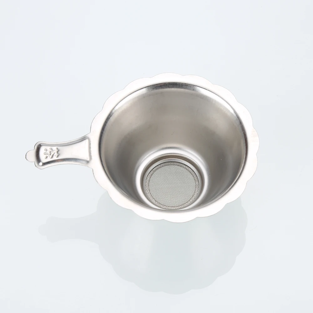 

Stainless Steel Double-layer Fine Mesh Tea Strainer Filter Sieve Brand New