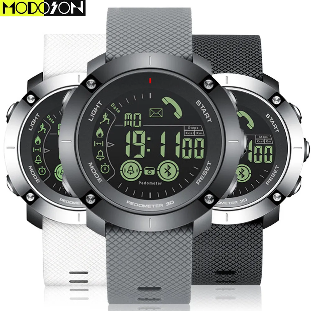 MODOSON Bluetooth Смарт часы EX36 шагомер Водонепроницаемый Фитнес трекер мужские и