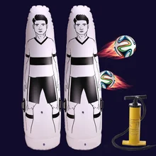 HOT 1.75m Adult Inflatable Football Training Goal Keeper Tumbler Air Soccer Train Dummy Tool HV99